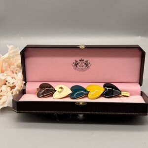 Vintage Juicy Couture Enamel Bracelet Heart With Box